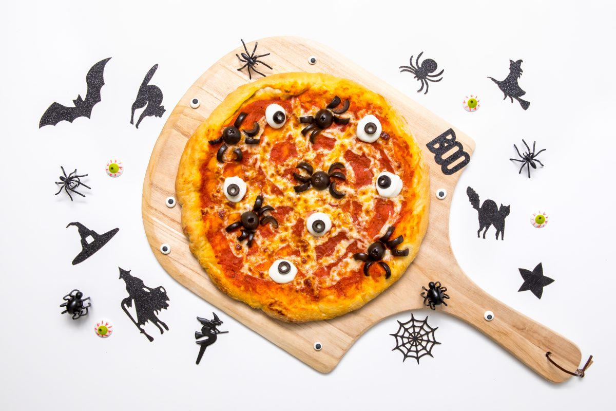 Kids’ favorite Halloween pizza