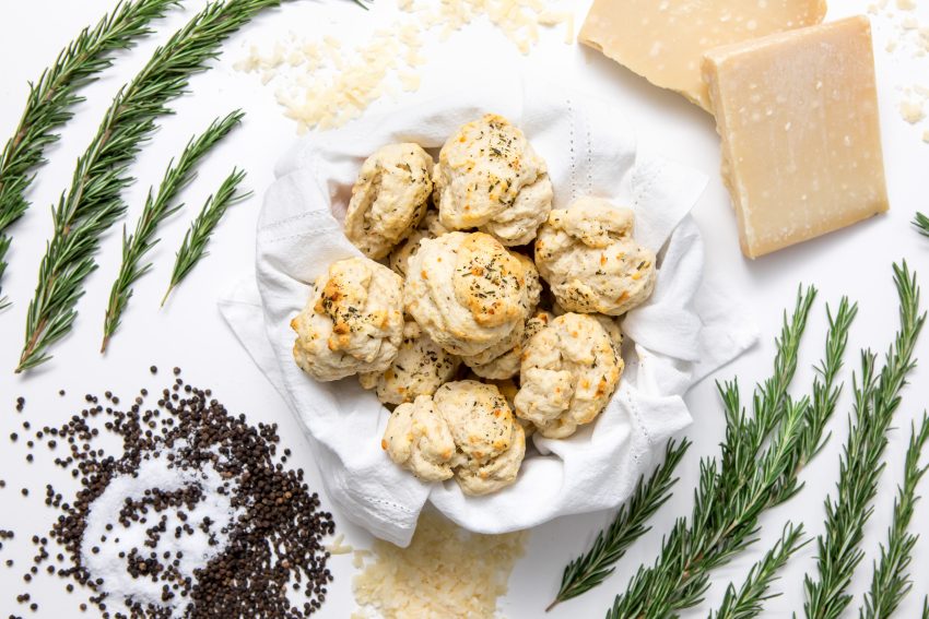 5D4B5395 - Rosemary Parmesan Drop Biscuits