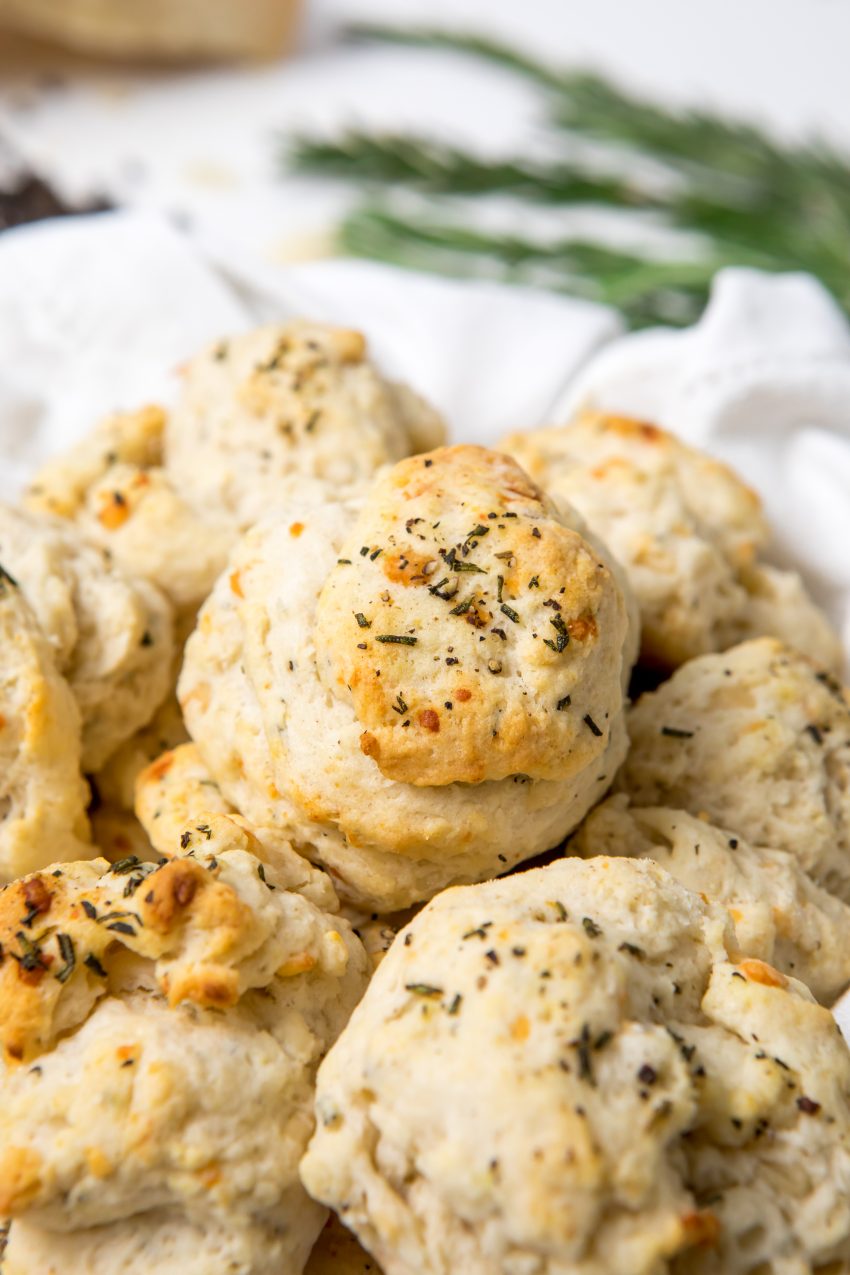 5D4B5414 - Rosemary Parmesan Drop Biscuits