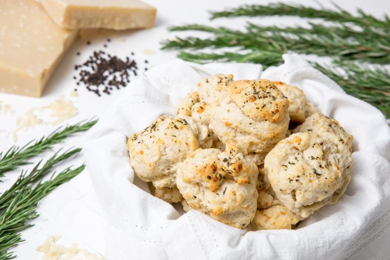 5D4B5420 - Rosemary Parmesan Drop Biscuits