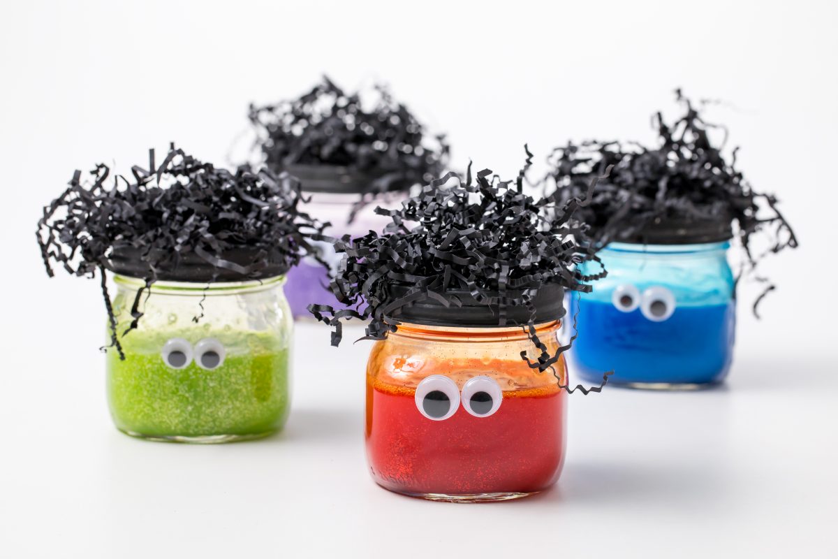 The cutest Monster slime jars you've ever seen!
