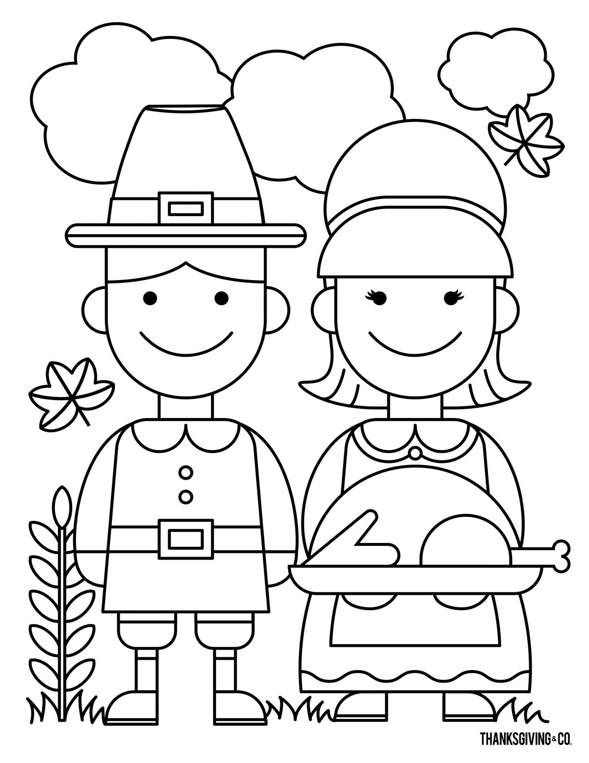 Thanksgiving Coloring 5