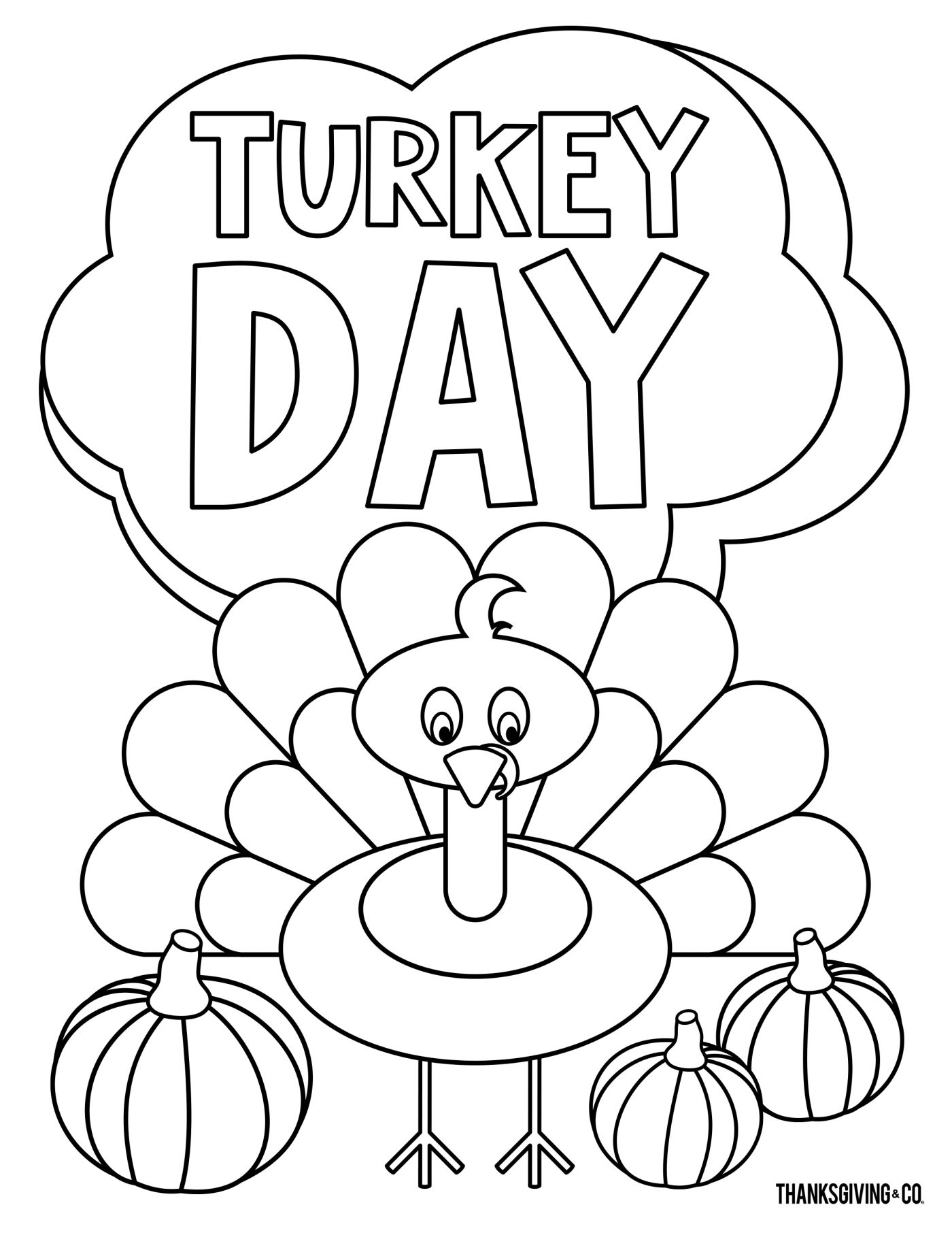 7 Thanksgiving coloring pages you can print