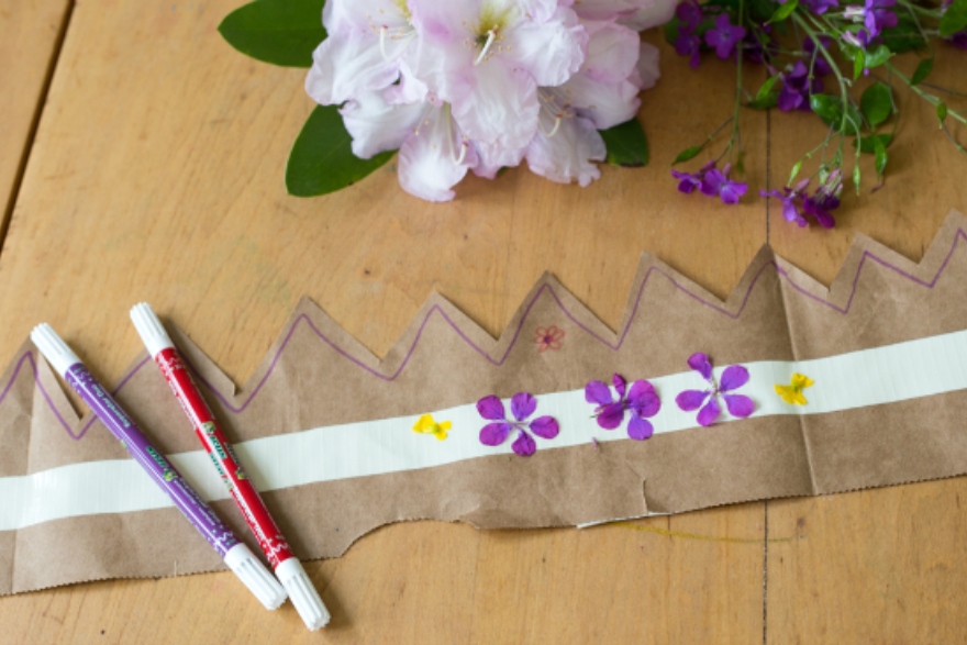 Family-friendly craft projects flower crowns
