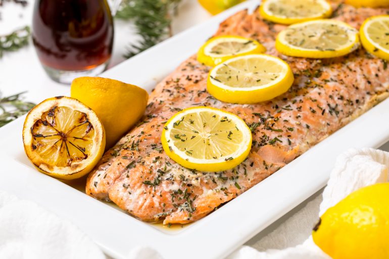 5D4B2429 - Salmon with Maple Syrup and Rosemary