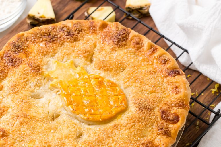 5D4B3507 - Vintage Double-Crusted Pineapple Pie