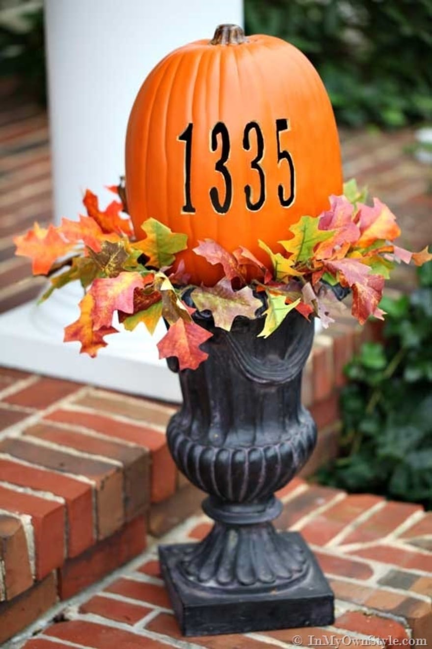 Halloween pumpkin designs address jack-o-lantern