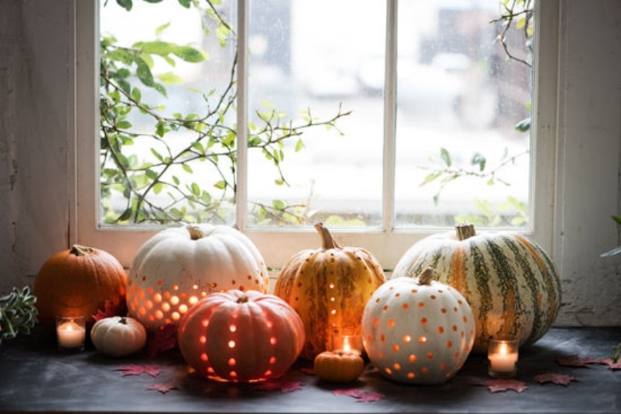 Halloween pumpkin designs DIY pumpkin lanterns