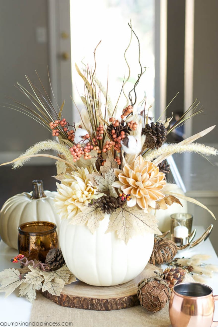 Halloween pumpkin designs DIY faux vase