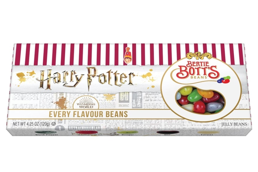 Dinner and a movie marathon Harry Potter Bertie Bott's jelly beans