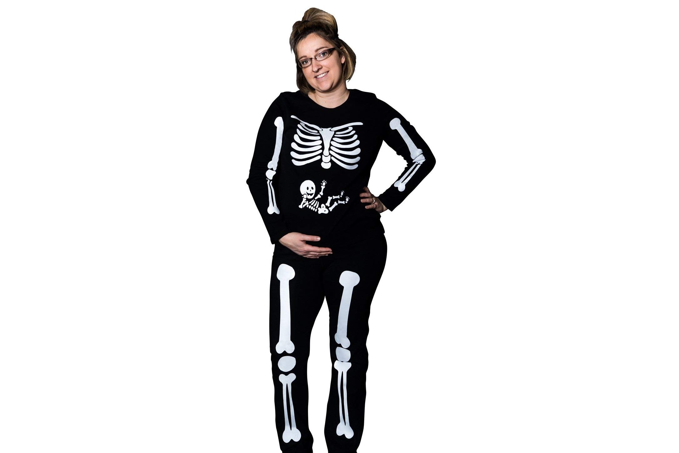 Pregnancy costume ideas pregnant skeleton