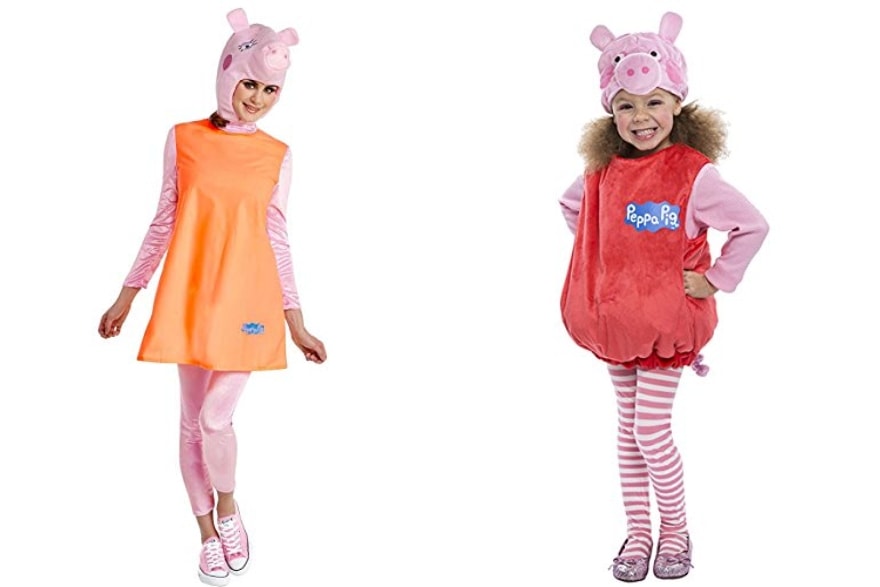 Mother daughter costume ideas Peppa and Mummy Pig