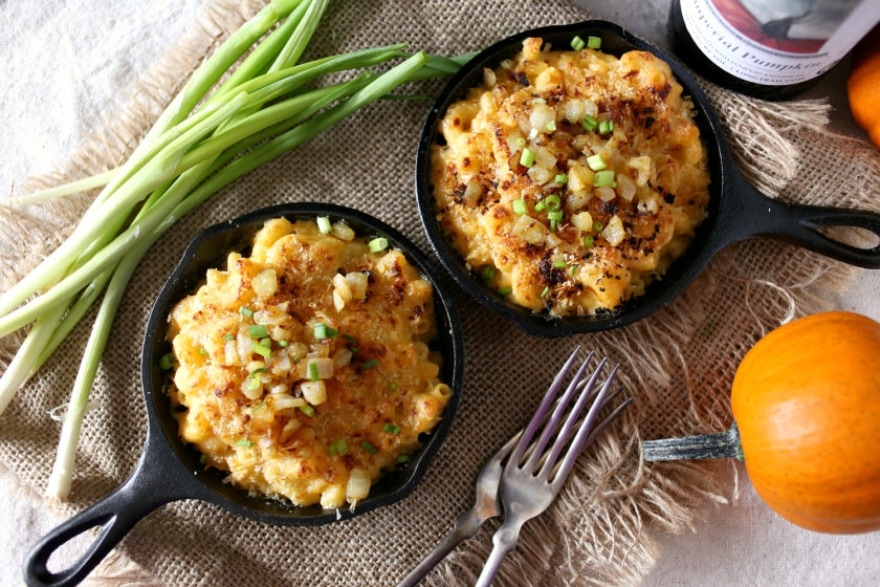 Alcohol-infused recipes pumpkin beer mac and cheese