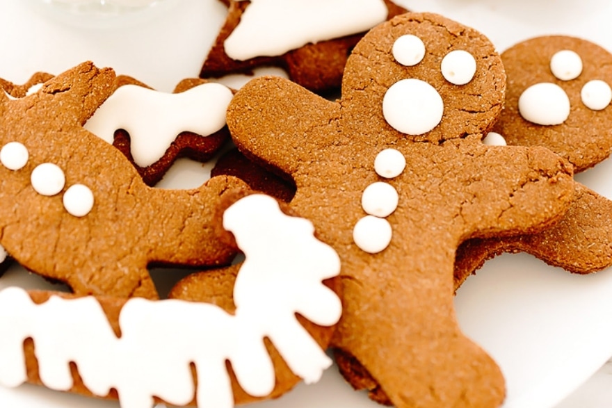 Gluten-free treats and sweets gingerbread cookies