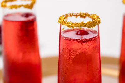Champagne Jell-O shots are perfect for celebrations