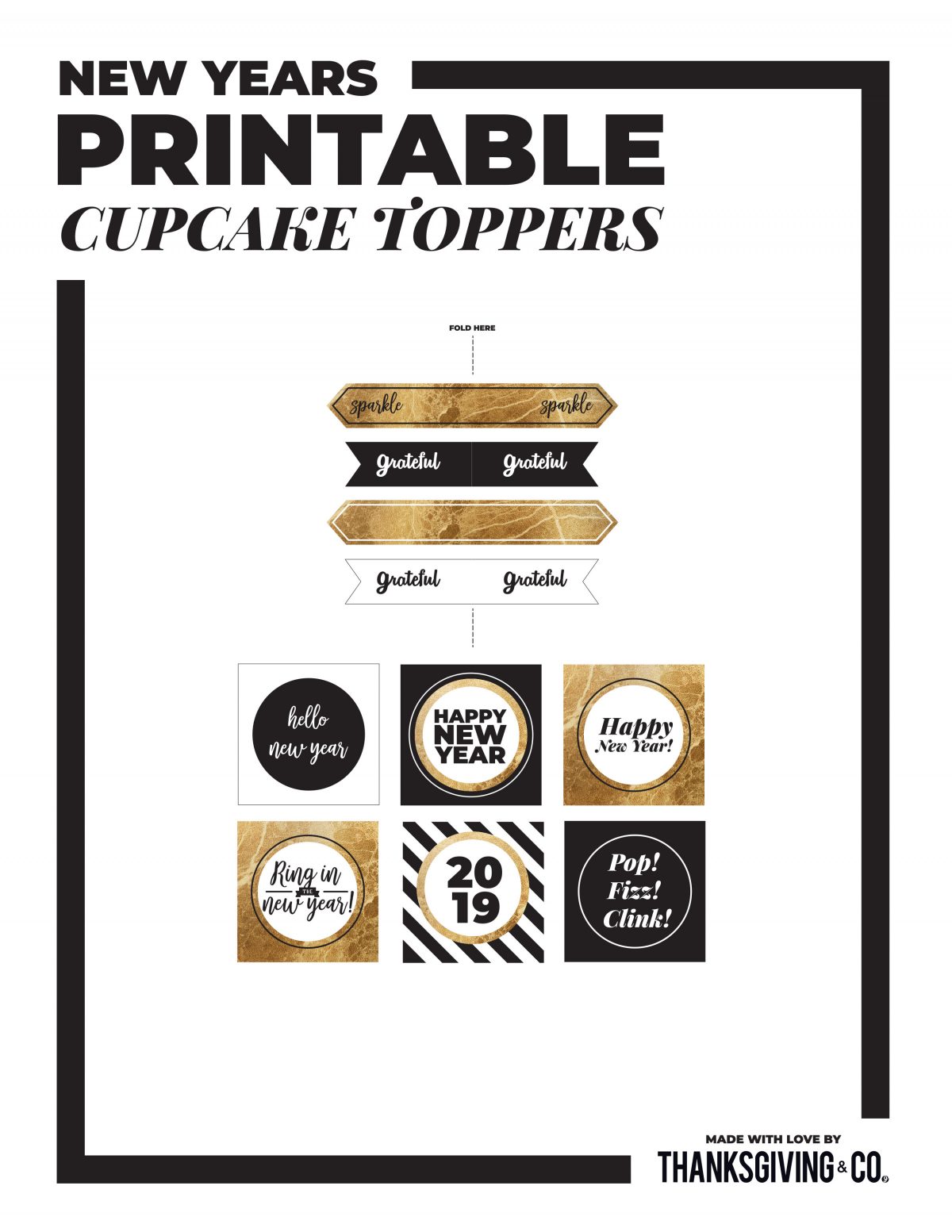 Cupcake Printable