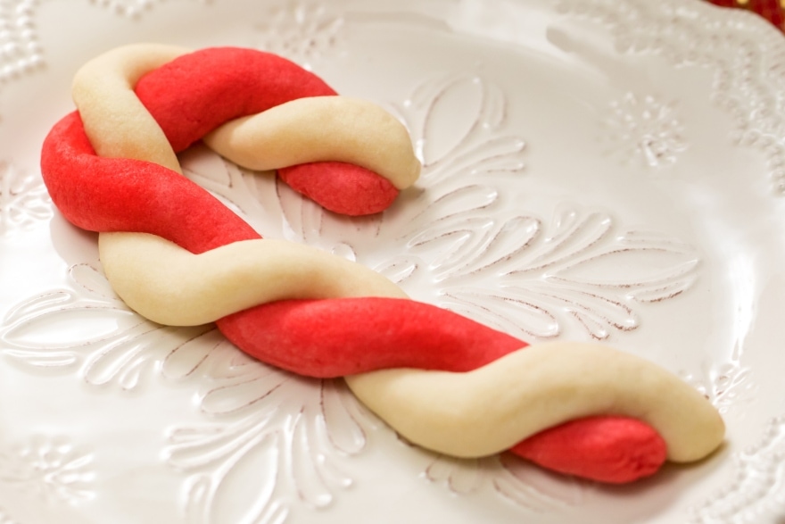Dinner and a movie Elf classic candy cane cookies