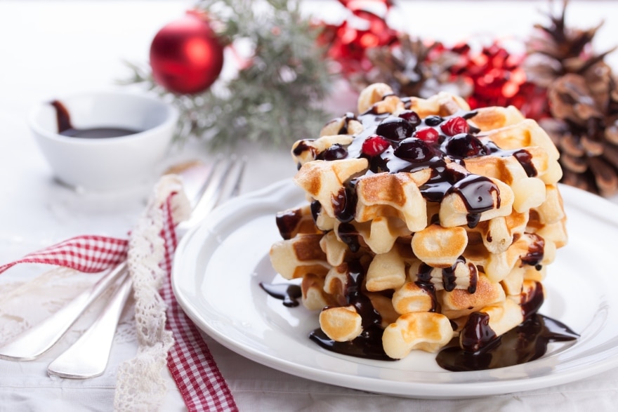 Family favorite holiday baking traditions waffles