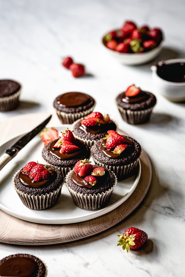 Flourless-Chocolate-Cupcakes