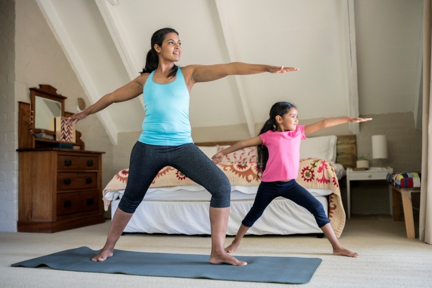 Exercise programs you can do with your kids yoga