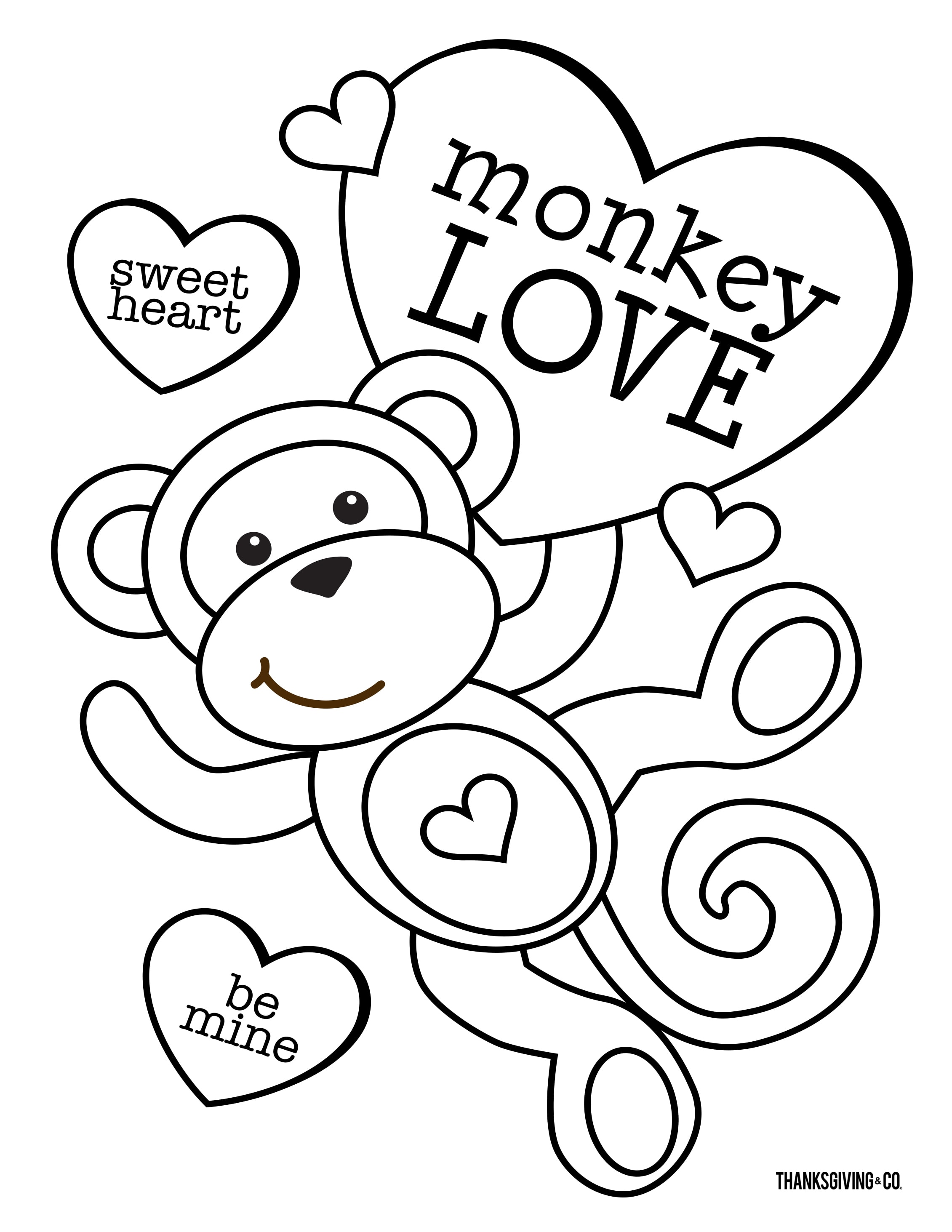4 free Valentine&39;s Day coloring pages for kids