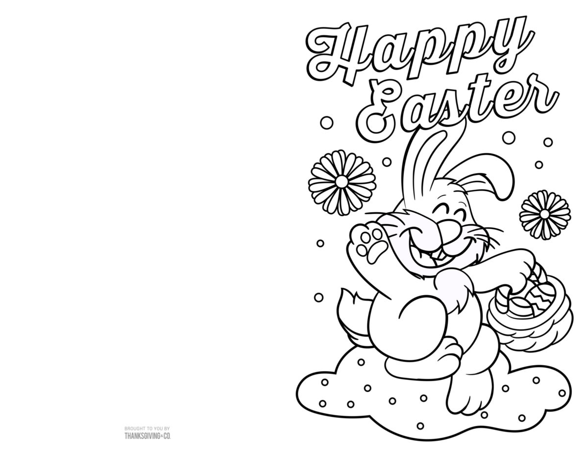 Free Printable Easter Bunny Card Printable Templates