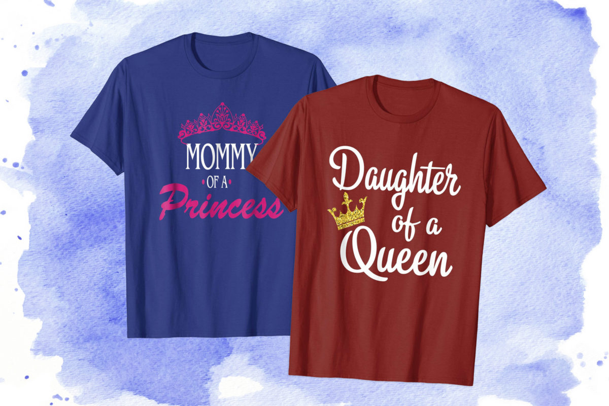 Queen and princess t-shirts