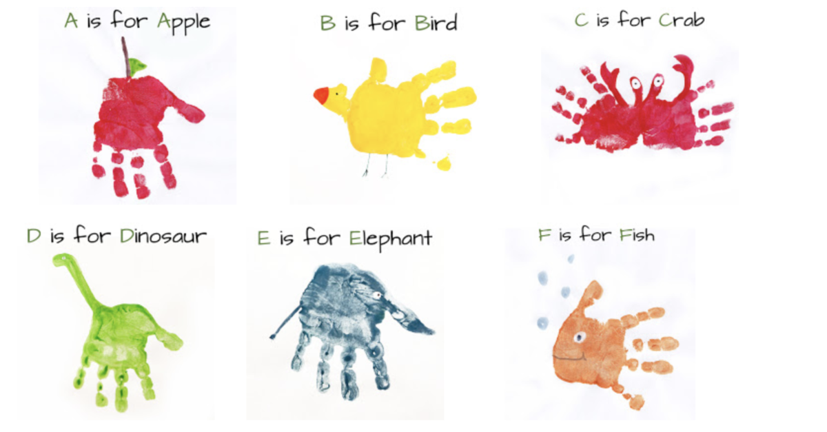 Kids craft for Mother's Day handprints