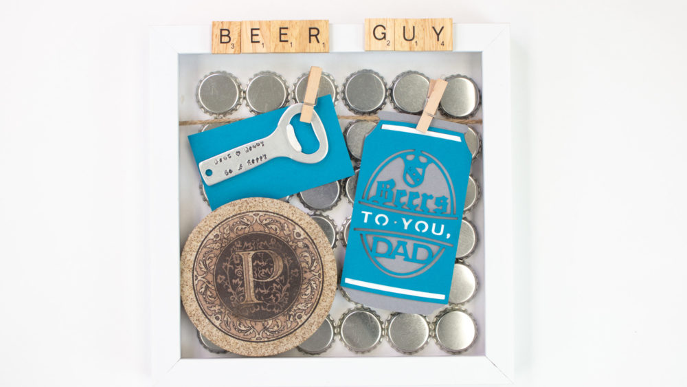 Father's Day Shadow Boxes beer guy