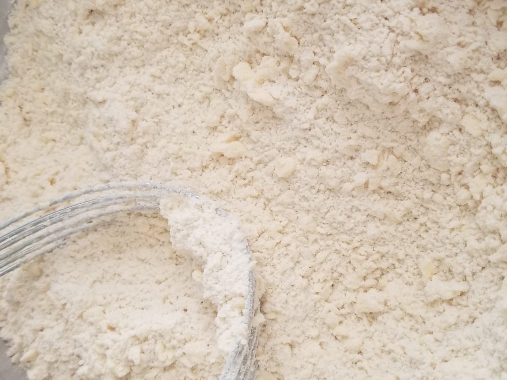 pastry cutter flour mixture