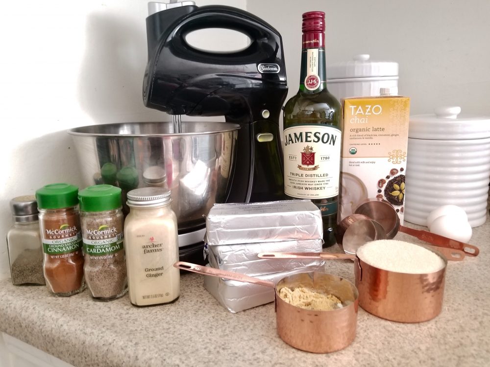 whiskey chai cheesecake ingredients
