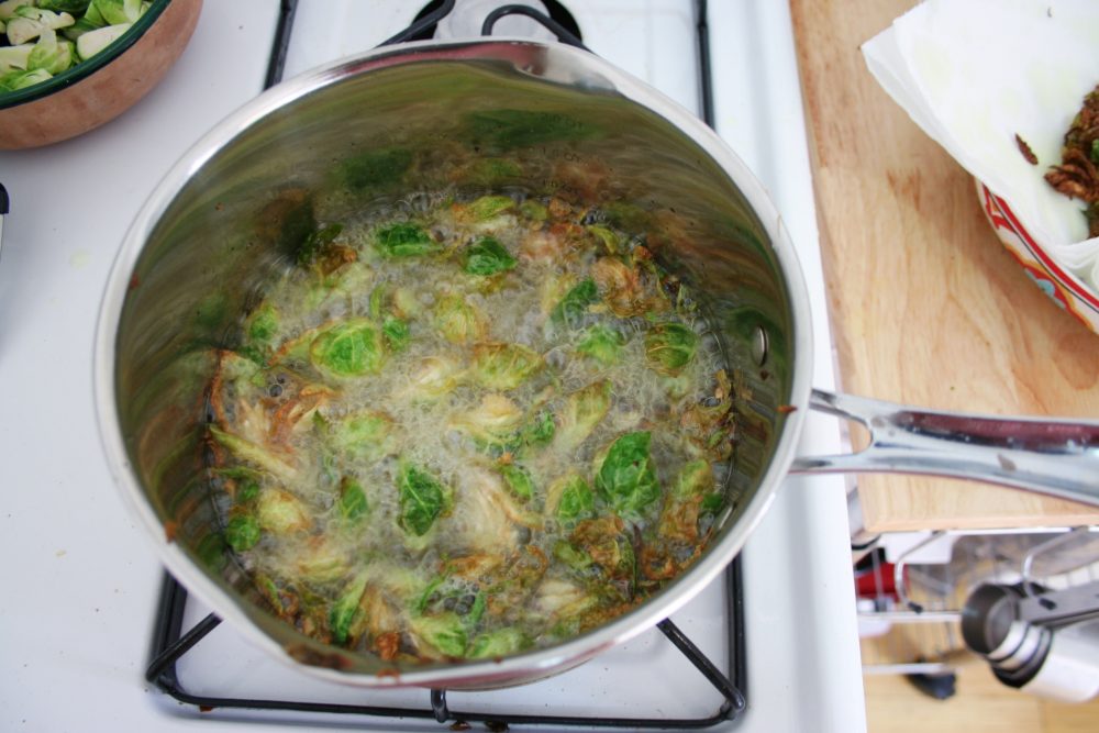 fried brussels sprout
