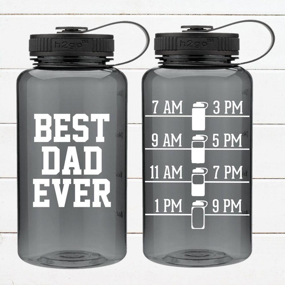 best dad ever water bottle