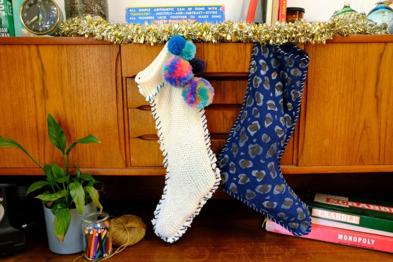 diy holiday stockings