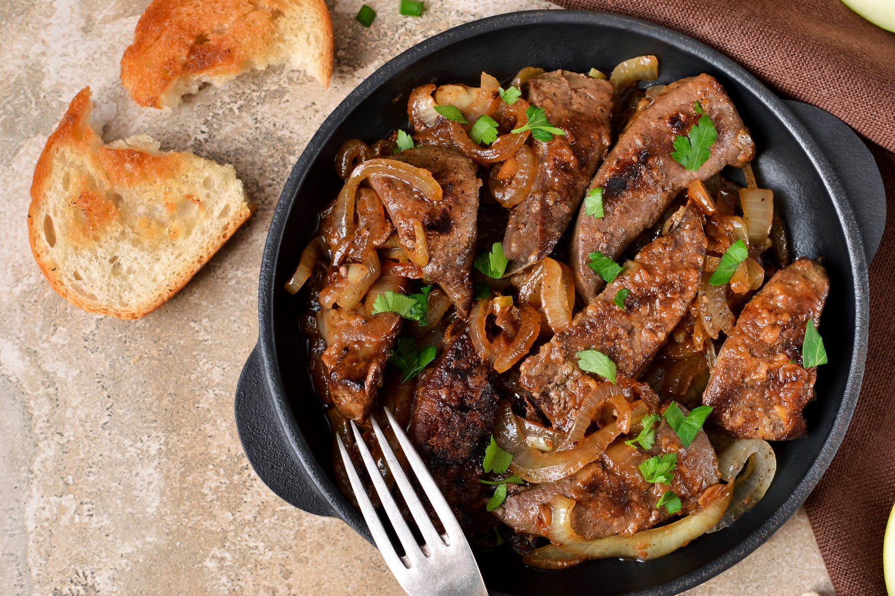 Beef liver & onions